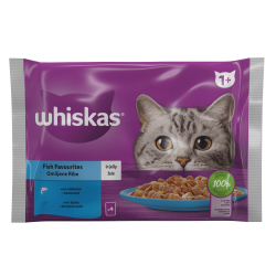 Whiskas пауч 4х85 - С риба тон и сьомга