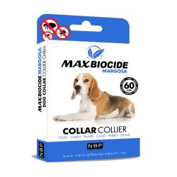 Противопаразитна каишка за куче MAX Biocide с маргоза - 60см