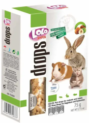 LOLO PETS Drops - Витамини с ядки за гризачи 75г