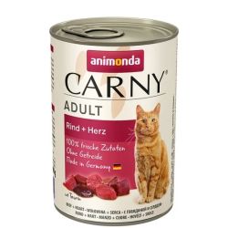 Animonda Carny Adult Beef/Hearts - Говеждо/Сърца 400гр.