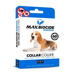 Противопаразитна каишка за куче MAX Biocide с маргоза - 60см