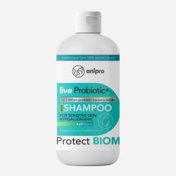 anipro Live Probiotic+ Protеct Biom - пробиотичен шампоан за кучета за защита на микробиома с лайка 250 мл