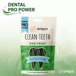 anipro Dental Pro Power фузили със спирулина, 84 г, зелен чай