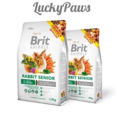 Brit Animals RABBIT SENIOR Complete – Супер премиум пълноценна храна за възрастни зайци