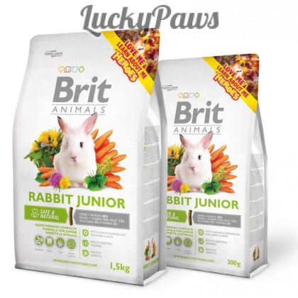 Brit Animals RABBIT JUNIOR Complete – Супер премиум пълноценна храна за малки зайчета