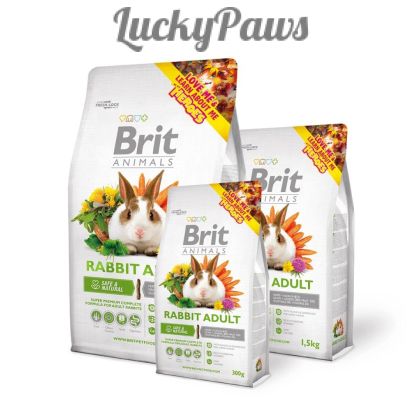 Brit Animals RABBIT ADULT Complete – Супер премиум пълноценна храна за зайци