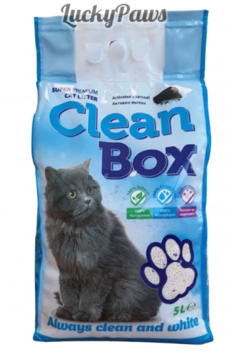 Clean Box Super Premium постелка за котешка тоалетна - активен въглен