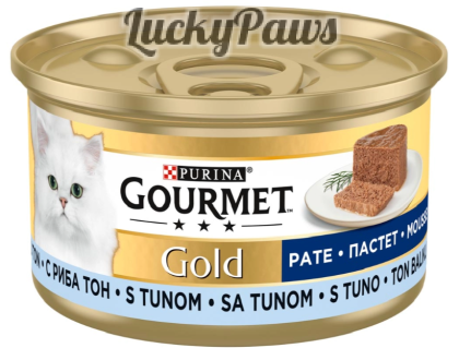 GOURMET GOLD за възрастни котки - риба тон пастет