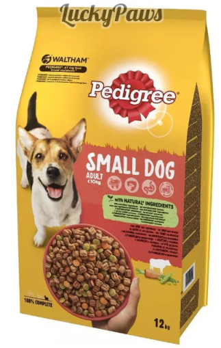 Pedigree Adult Small - Говеждо и зеленчуци 12кг