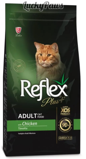 Reflex Plus Chicken Adult Cat - Пълноценна храна за израснали котки от всички породи с пилешко