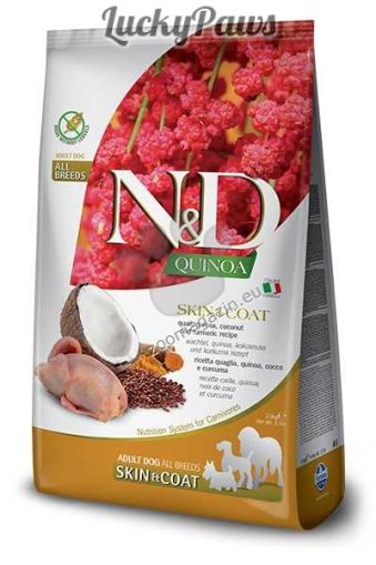 N&D QUINOA SKIN & COAT - Пъдпъдък 7кг