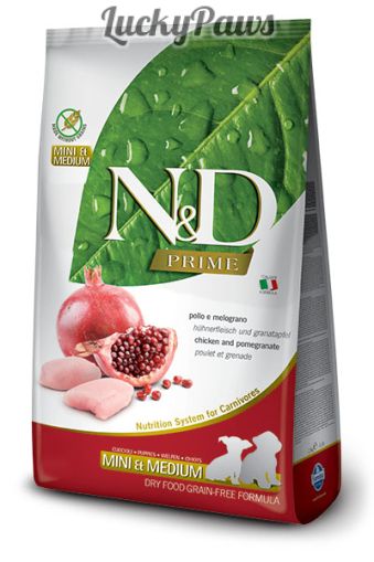 N&D Prime Mini&Medium Puppy Chicken/Pomegranate - Пиле/Нар