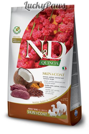 N&D Quinoa Skin&Coat Adult Venison -  Еленско месо 7кг