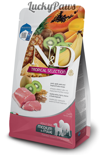 N&D Tropical Selection Adult Medium&Maxi Pork - Свинско 10кг 