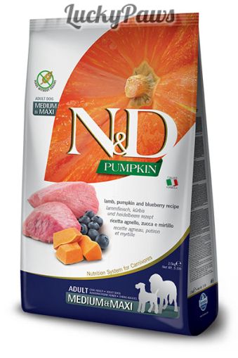 N&D Pumpkin Lamb Adult Medium&Maxi – Агнешко 12кг