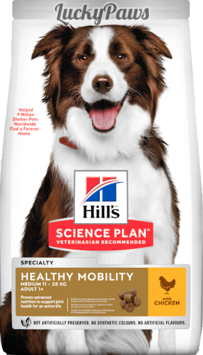 HILL'S SCIENCE PLAN Healthy Mobility Medium Adult Dog - Пилешко 11+3кг