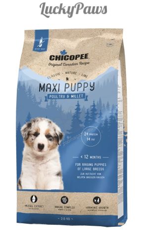 Chicopee Classic Nature Puppy Maxi - храна за кучета за едри породи под 18 месеца с птиче и просо 15кг