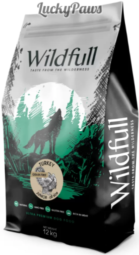 Wildfull Turkey Junior All Size - за малки кученца с пуйка 12 кг