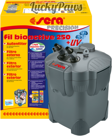 Външен филтър sera fil Bioactive 250 + UV - 750 л/ч за аквариуми до 250 л