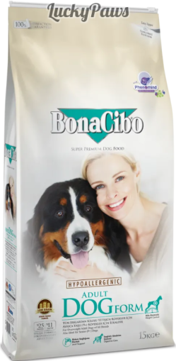 BonaCibo Form Adult  - Пълноценна храна за кучета с наднормено тегло или над 9 годишна възраст 15 кг