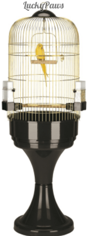 CAGE MAX 6 BRASS - Оборудвана клетка за птици - златна