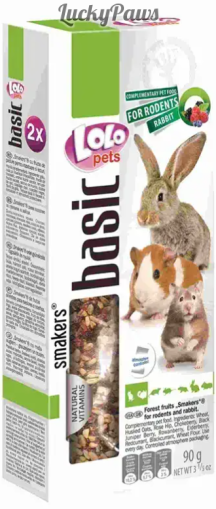 LOLO PETS Крекери за гризачи 2бр - Горски плодове