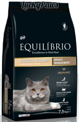 EQUILIBRIO ADULT CAT REDUCED CALORIE - 7.5 kg