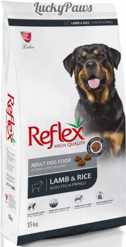 Reflex Lamb & Rice Adult Dog - Пълноценна храна за израснали кучета от всички породи с агнешко месо и ориз 15 кг