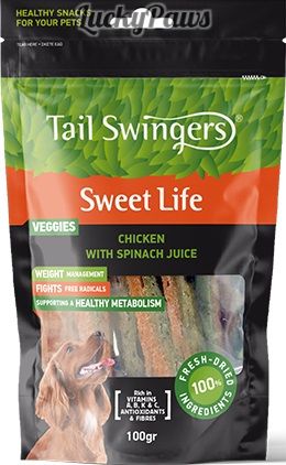 Pet-Interest TAIL SWINGERS Chicken and Spinach juice  – Пилешки лакомства със сок от спанак