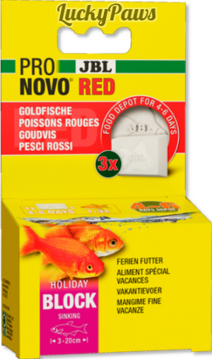 JBL PRONOVO RED HOLIDAY - блокчета, разтварящи се за 4-6 дни - за златни рибки