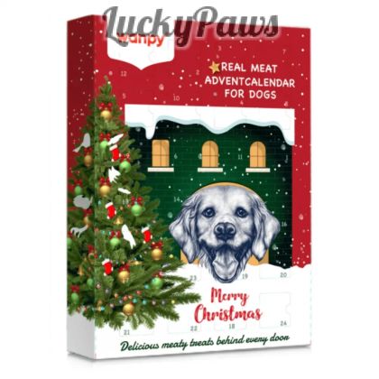 Wanpy Christmas Calendar for dog 150 г - коледен календар с лакомства асорти за кучета