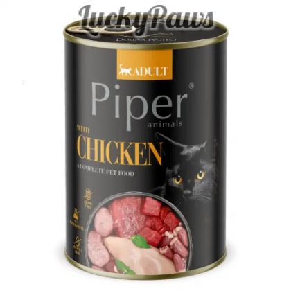 Piper Cat Chicken 400g- консервирана храна за котки с пилешко месо 400г
