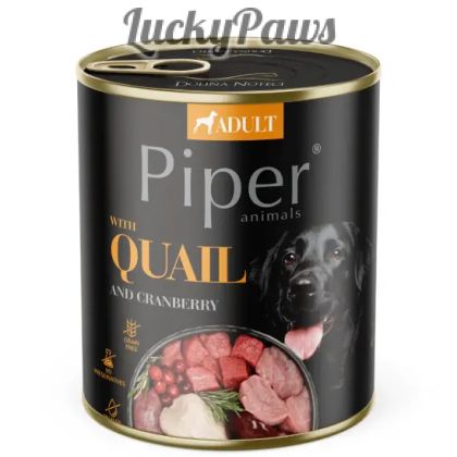 Piper Adult Quail/Cranberry 800g - Пъдпъдък/Боровинки 800г.