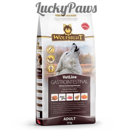 Wolfsblut Gastrointestinal храна за кучета с патица и сладки картофи, 2 кг