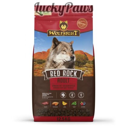 Wolfsblut Red Rock Adult храна за кучета с кенгуру и тиква, 12.5 кг