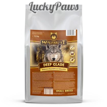 Wolfsblut Deep Glade Small Breed храна за дребни породи кучета с еленско и сладки картофи, 7.5 кг