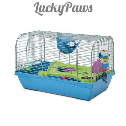 Клетка Savic Bristol 59 x 38 x 37см,  метална, с мет.хранилка, поилка, аксесоари за игра, за хамстери и мишки