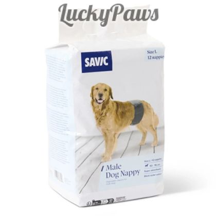 Savic Male Nappy мъжки памерс Л, 12 бр,/оп
