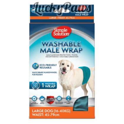 Многократни памперси за мъжки кучета Simple Solution, L