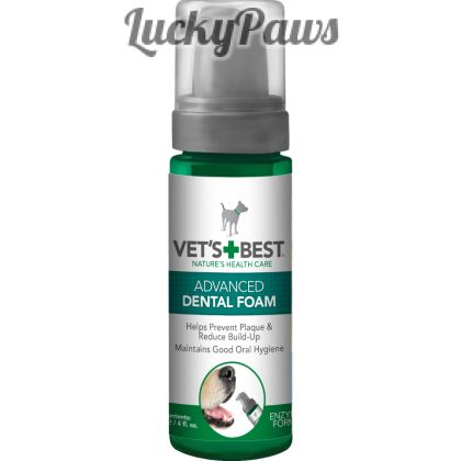 Vet's Best Advanced Dental Foam 150мл дентална пяна с ензими, здравец, мента и карамфил