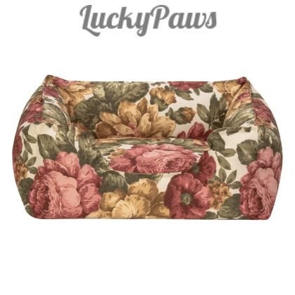 Pet Comfort легло за куче Alpha, флорални мотиви, S, 50х60 см