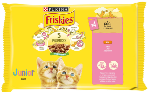 Friskies пауч - Джуниър 4х85 Пиле