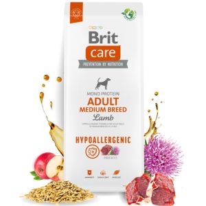 Brit Care Hypoallergenic Mono Protein Adult Medium - Агнешко месо и бял трън хипоалергенна