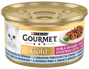 GOURMET GOLD DOUBLE PLEASURE - риба и спанак 