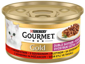 GOURMET GOLD DUO - говеждо и пилешко 