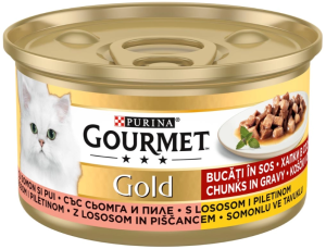 GOURMET GOLD - пилешко и сьомга