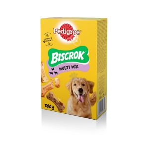 Pedigree Biscrok Multi Mix - кучешки бисквитки за кучета в зряла възраст