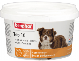 Beaphar Dog Top 10 - Мултивитамини с L-карнитин за Кучета