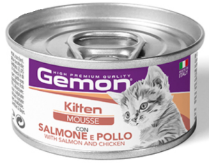 GEMON Kitten Мус - Сьомга и пиле