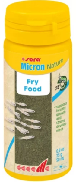 Sera Micron Nature 50 мл - за новоизлюпени хайверни рибки